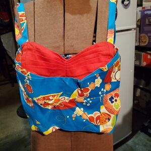 Trashy Diva Red and Blue Women's Bag